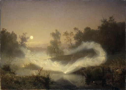 August Malmström 'Dancing Fairies', Sweden, 1866, Reproduction 200gsm A3 Vintage Poster - World of Art Global Limited