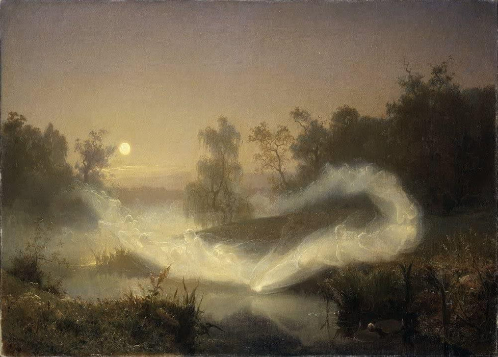 August Malmström 'Dancing Fairies', Sweden, 1866, Reproduction 200gsm A3 Vintage Poster - World of Art Global Limited