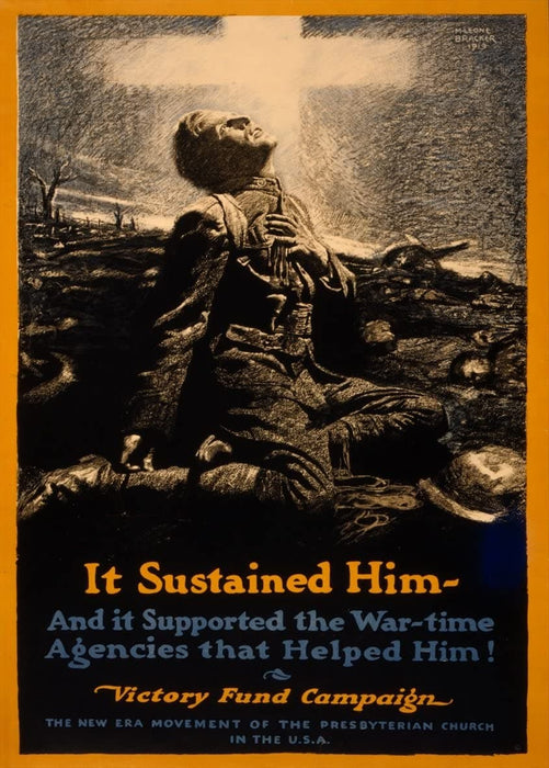 Vintage U.S WW1 Propaganda 'Victory Fund Campaign', U.S.A, 1914-18, Reproduction 200gsm A3 Vintage Propaganda Poster