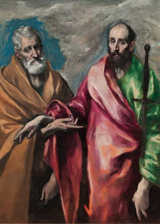 El Greco 'Saint Peter and Saint Paul, Detail', 1590-1600, Spain, Reproduction 200gsm A3 Classic Art Poster - World of Art Global Limited