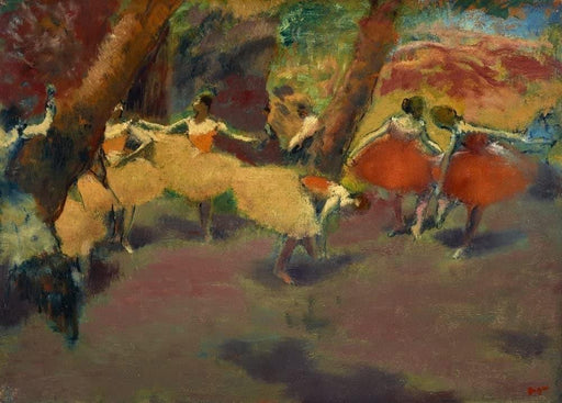 Edgar Degas 'Before The Performance', France, 1896, Impressionism, Reproduction 200gsm A3 Vintage Classic Art Poster - World of Art Global Limited