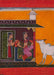 Classic Indian Art 'A Noble Lady and a Brahman Bull Illustrating The Musical Mode Bhairavi Ragini', Basohli, c,1680, Reproduction 200gsm A3 Vintage Poster - World of Art Global Limited