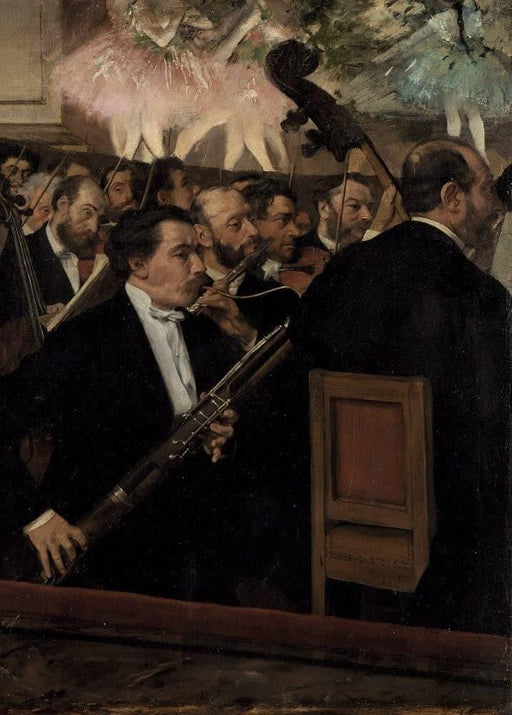 Edgar Degas 'The Orchestra at The Opera, Detail', France, 1870, Impressionism, Reproduction 200gsm A3 Vintage Classic Art Poster - World of Art Global Limited