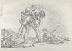 Eugene Delacroix 'Hercules and Antaeus', France, 1852, Reproduction 200gsm A3 Classic Art Vintage Poster - World of Art Global Limited