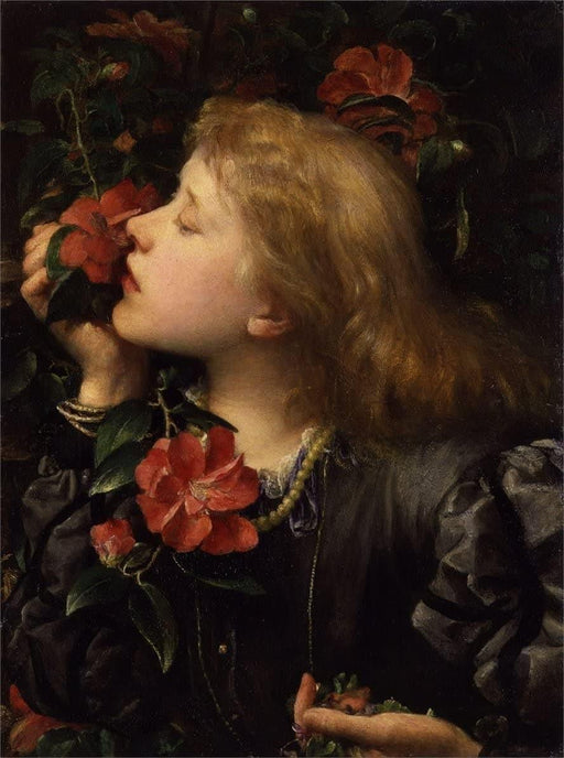 George Frederic Watts 'Dame Ellen Terry', 1864, England, Reproduction 200gsm A3 Vintage Classic Art Poster - World of Art Global Limited