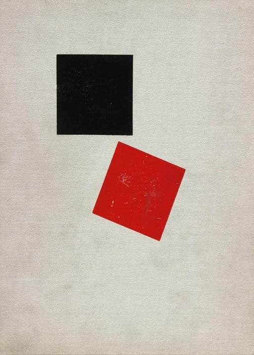 El Lissitzky 'Two Squares', Russia, 1922, Reproduction 200gsm A3 Vintage Constructivism Suprematism Poster - World of Art Global Limited