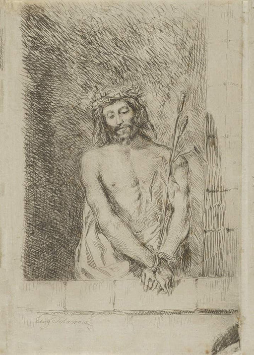 Eugene Delacroix 'Ecce Homo', France, 1833, Reproduction 200gsm A3 Classic Art Poster - World of Art Global Limited