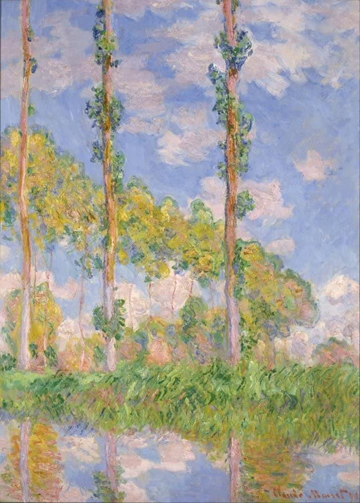 Claude Monet 'Poplars in The Sun', France, 1891, Impressionism, Reproduction 200gsm A3 Vintage Classic Art Poster - World of Art Global Limited