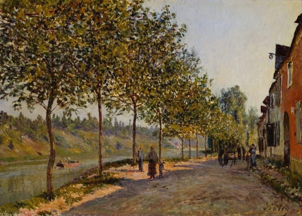 Alfred Sisley 'June Morning in Saint-Mammes', 1884, British, Impressionism, Reproduction 200gsm A3 Vintage Classic Art Poster - World of Art Global Limited