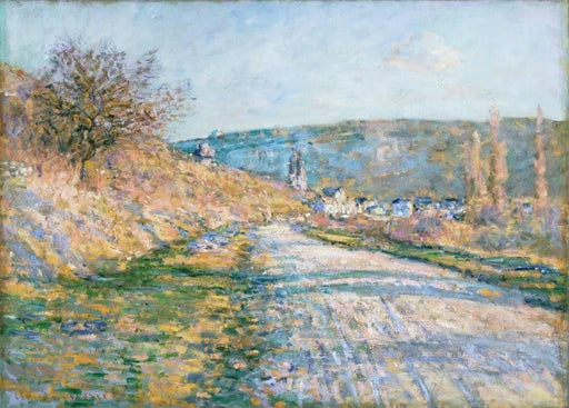 Claude Monet 'The Road to Vetheuil', France, 1879, Impressionism, Reproduction 200gsm A3 Vintage Classic Art Poster - World of Art Global Limited