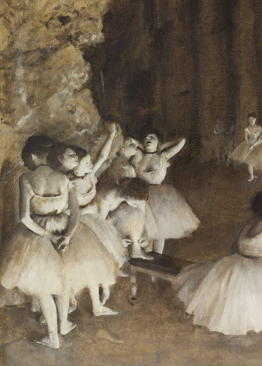 Edgar Degas 'Ballet Rehearsal on Stage, Detail', France, 1874, Impressionism, Reproduction 200gsm A3 Vintage Classic Art Poster - World of Art Global Limited