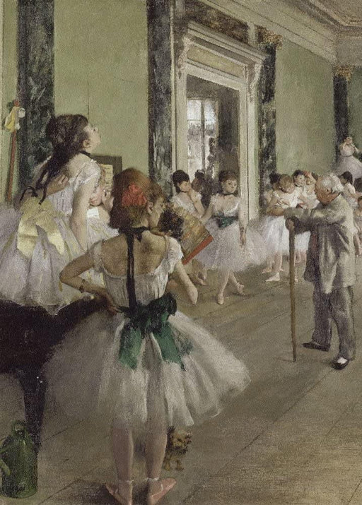 Edgar Degas 'The Ballet Class, Detail', France, 1871, Impressionism, Reproduction 200gsm A3 Vintage Classic Art Poster - World of Art Global Limited