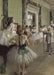 Edgar Degas 'The Ballet Class, Detail', France, 1871, Impressionism, Reproduction 200gsm A3 Vintage Classic Art Poster - World of Art Global Limited