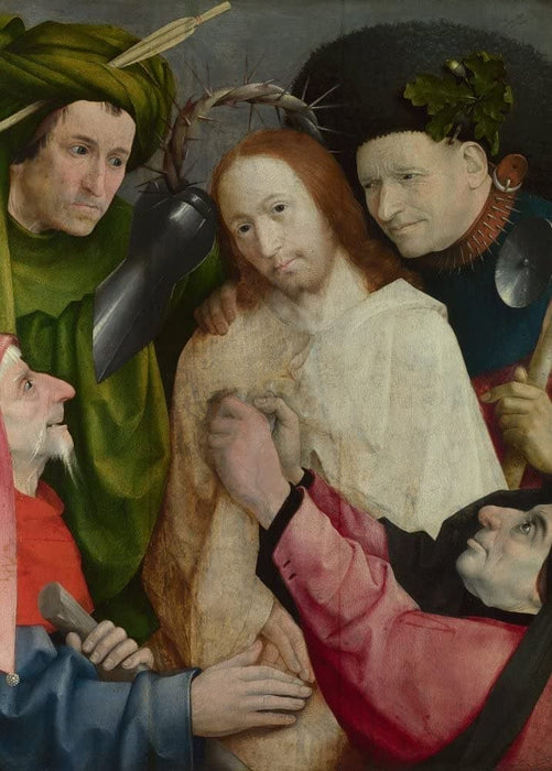 Hieronymus Bosch 'Christ Mocked. The Crowning with Thorns, Detail', Netherlands, 1479-1516, Reproduction 200gsm A3 Vintage Classic Art Poster
