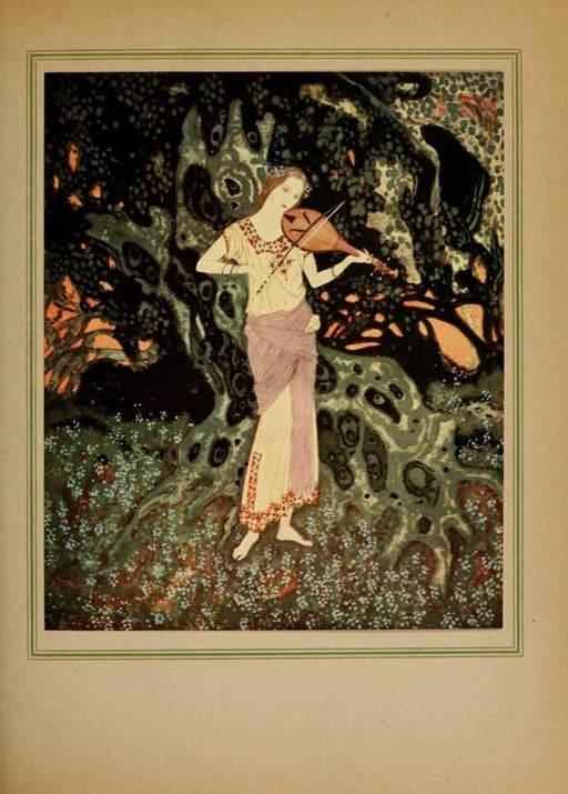 Edmund Dulac 'The Dreamer of Dreams', Illustration 2, France, 1915 by The Queen of Romania, Reproduction 200gsm A3 Vintage Art Poster - World of Art Global Limited