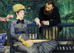 Edouard Manet 'Inside The Conservatory', 1879, France, Impressionism, Reproduction 200gsm A3 Vintage Classic Art Poster - World of Art Global Limited