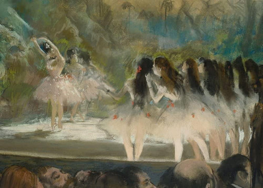 Edgar Degas 'Ballet at The Paris Opera, Detail', France, 1877, Impressionism, Reproduction 200gsm A3 Vintage Classic Art Poster - World of Art Global Limited