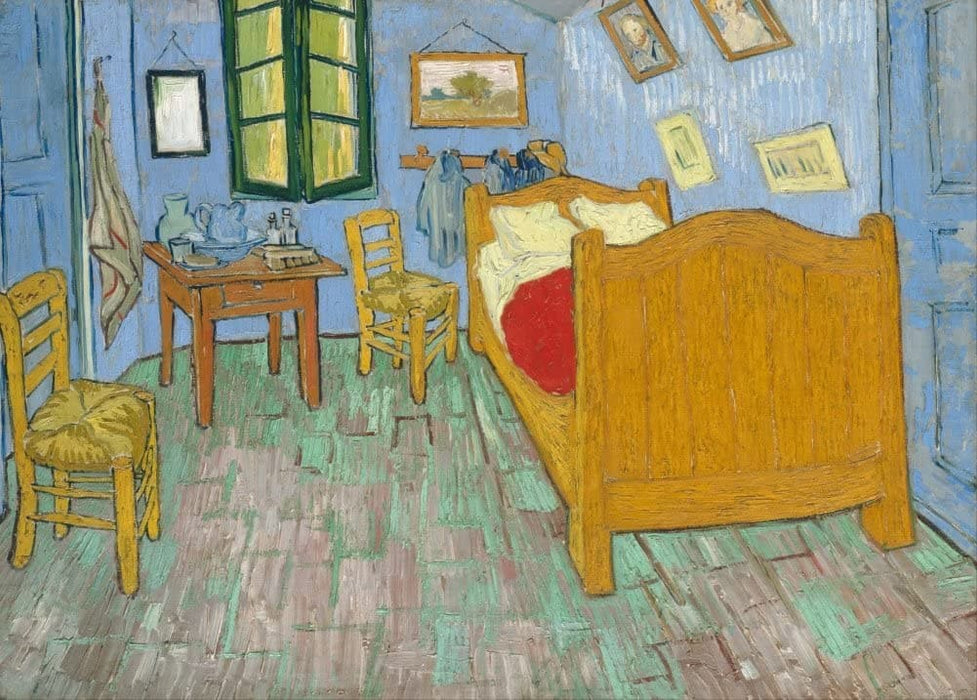 Vincent Van Gogh 'Bedroom in Arles', Third Version 1889, Netherlands, Reproduction 200gsm A3 Vintage Classic Art Poster