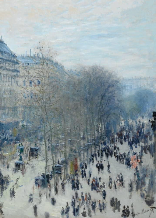 Claude Monet 'Boulevard des Capucines', France, 1873-74, Impressionism, Reproduction 200gsm A3 Vintage Classic Art Poster - World of Art Global Limited