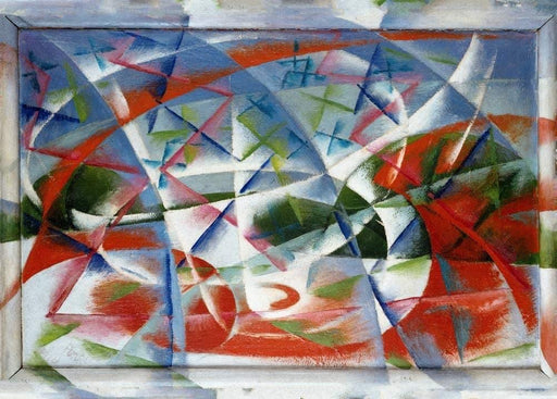Giacomo Balla 'Abstract Speed and Sound', Italy, 1913-14, Futurism, Reproduction 200gsm A3 Vintage Classic Art Poster - World of Art Global Limited