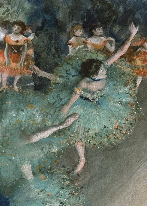 Edgar Degas 'Swaying Dancer. Dancer in Green, Detail', France, 1877-79, Impressionism, Reproduction 200gsm A3 Vintage Classic Art Poster - World of Art Global Limited