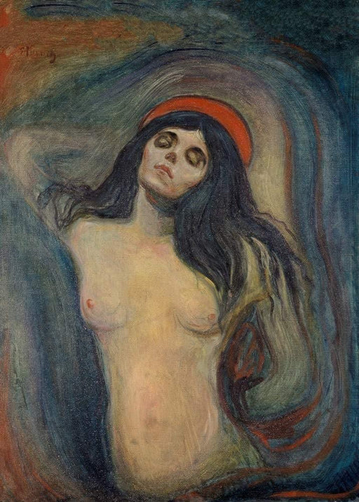 Edvard Munch 'Madonna', Norway, 1894, Reproduction 200gsm A3 Vintage Classic Art Poster - World of Art Global Limited