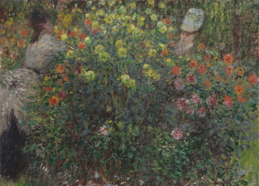 Claude Monet 'Ladies in Flowers, Detail', France, 1875, Impressionism, Reproduction 200gsm A3 Vintage Classic Art Poster - World of Art Global Limited