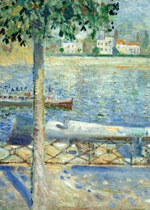 Edvard Munch 'Seine at Saint-Cloud, Detail', Norway, 1890, Reproduction 200gsm A3 Vintage Classic Art Poster - World of Art Global Limited