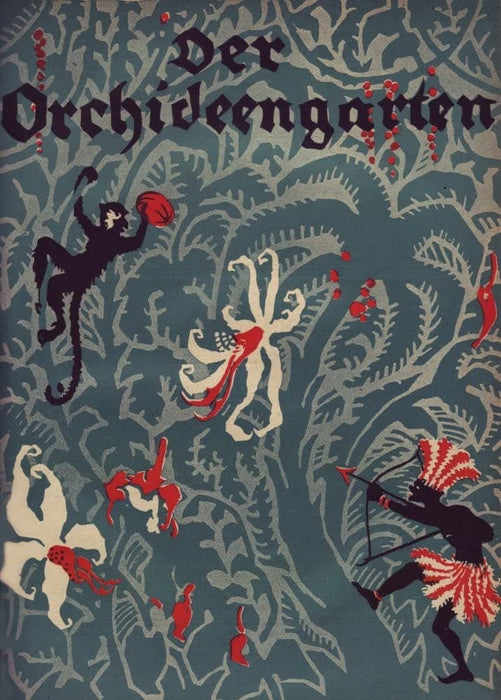 Vintage Occult and Magic 'The Climbers', from 'Der Orchideengarten', Germany, 1919-21, Reproduction 200gsm A3 Vintage Fantasy and Surrealism Poster