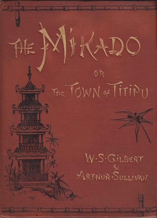 Vintage Classical Music and Opera 'The Mikado', by Gilbert and Sullivan', England, 1895 Reproduction 200gsm A3 Vintage Music Poster