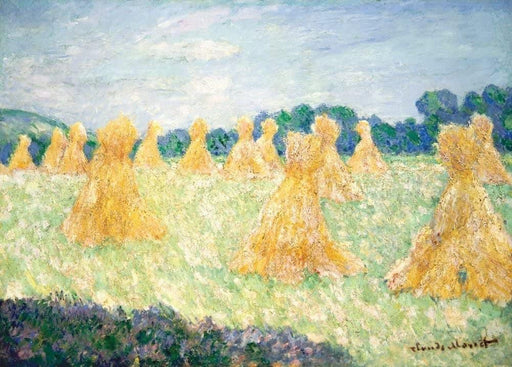 Claude Monet 'The Young Ladies of Giverny, Sun Effect', France, 1894, Impressionism, Reproduction 200gsm A3 Vintage Classic Art Poster - World of Art Global Limited