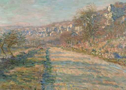 Claude Monet 'Road of La Roche-Guyon, Detail', France, 1880, Impressionism, Reproduction 200gsm A3 Vintage Classic Art Poster - World of Art Global Limited