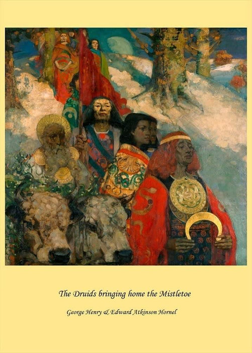 Edward Atkinson Hornel 'The Druids Bringing Home The Mistletoe', 1890, Scotland, Reproduction 200gsm A3 Vintage Classic Art Poster - World of Art Global Limited