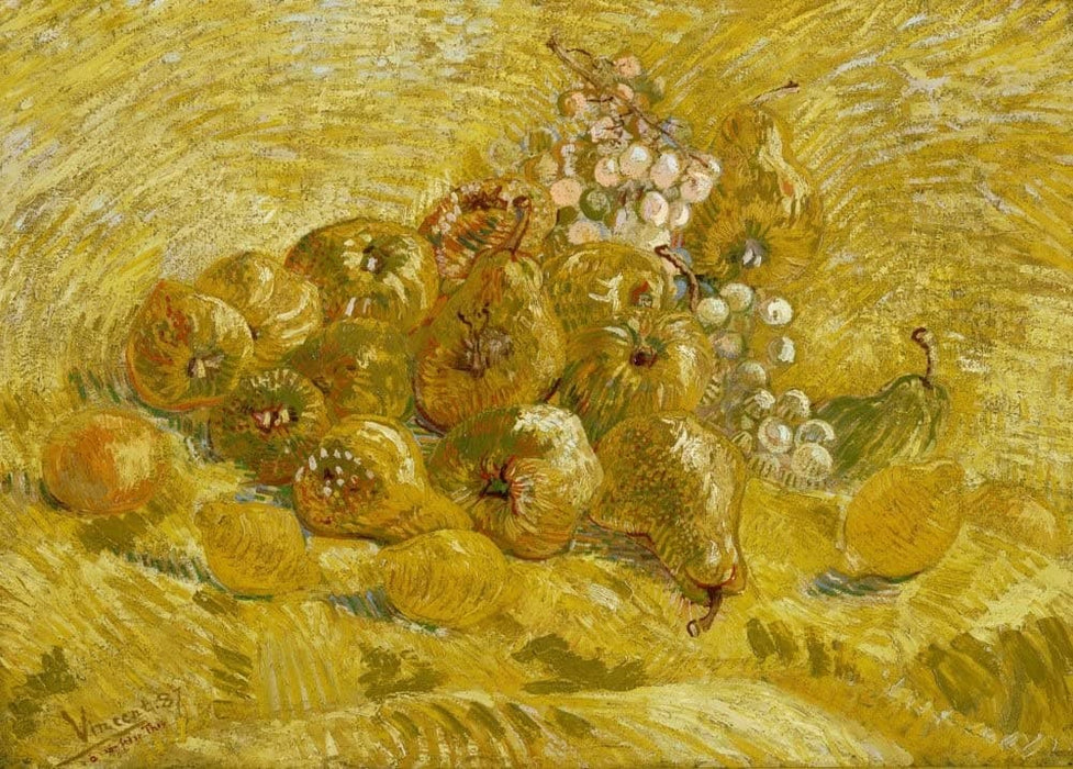 Vincent Van Gogh 'Quinces, Lemons, Pears and Grapes', 1887-88, Netherlands, Reproduction 200gsm A3 Vintage Classic Art Poster