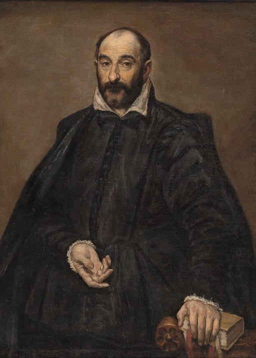 El Greco 'Portrait of a Man, Detail', 1570-75, Spain, Reproduction 200gsm A3 Classic Art Poster - World of Art Global Limited