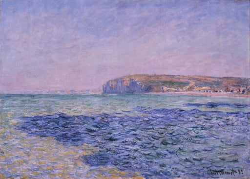 Claude Monet 'Shadows on The Sea, The Cliffs at Pourville', France, 1882, Impressionism, Reproduction 200gsm A3 Vintage Classic Art Poster - World of Art Global Limited