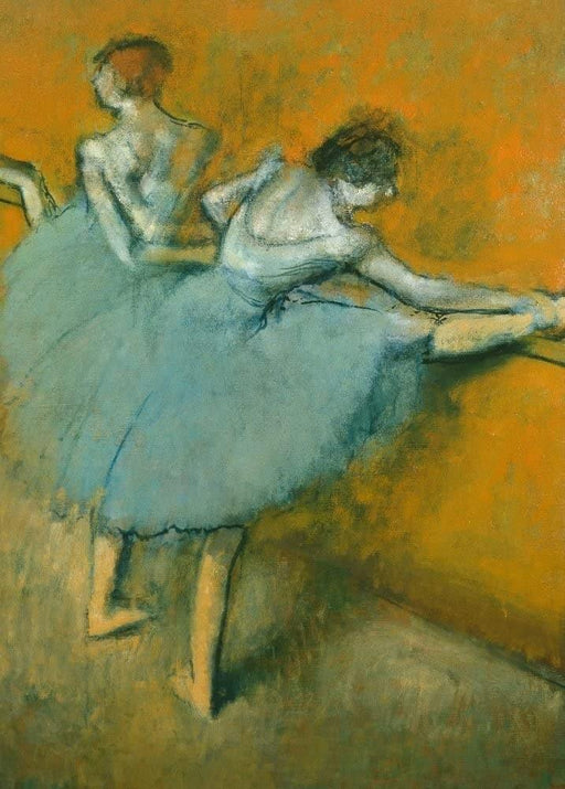 Edgar Degas 'Dancers at The Barre, Detail', France, 1900, Impressionism, Reproduction 200gsm A3 Vintage Classic Art Poster - World of Art Global Limited