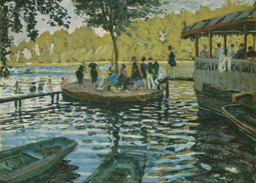 Claude Monet 'La Grenouillere', France, 1869, Reproduction 200gsm A3 Vintage Poster - World of Art Global Limited