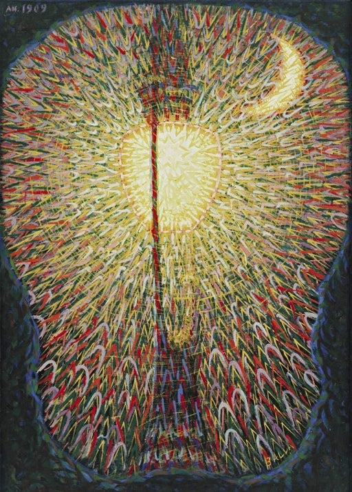 Giacomo Balla 'Street Light', Italy, 1909-11, Futurism, Reproduction 200gsm A3 Vintage Classic Art Poster - World of Art Global Limited