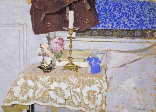 Edouard Vuillard 'The Candlestick, Detail', France, 1900, Impressionism, Reproduction 200gsm A3 Vintage Classic Art Poster - World of Art Global Limited