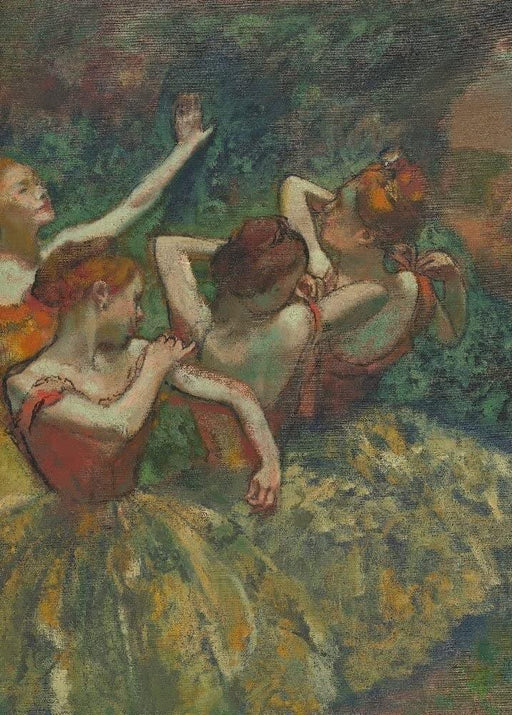 Edgar Degas 'Four Dancers, Detail', France, 1899, Impressionism, Reproduction 200gsm A3 Vintage Classic Art Poster - World of Art Global Limited