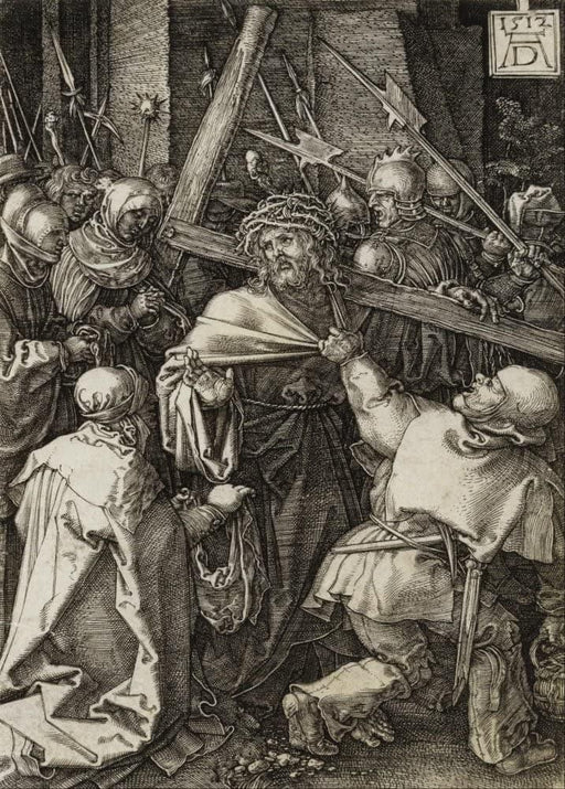 Albrecht Durer 'Bearing of The Cross', Germany, 1512, Reproduction 200gsm A3 Vintage Classic Art Poster - World of Art Global Limited