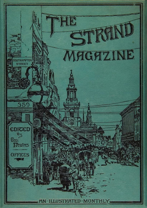 Vintage Literature 'The Strand Magazine', England, 1891, Reproduction 200gsm A3 Vintage Art Poster