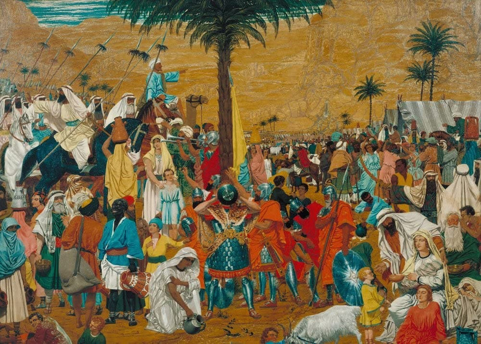 Richard Dadd 'The Flight Out of Egypt, Detail', 1849, England, Reproduction 200gsm A3 Vintage Classic Art Poster