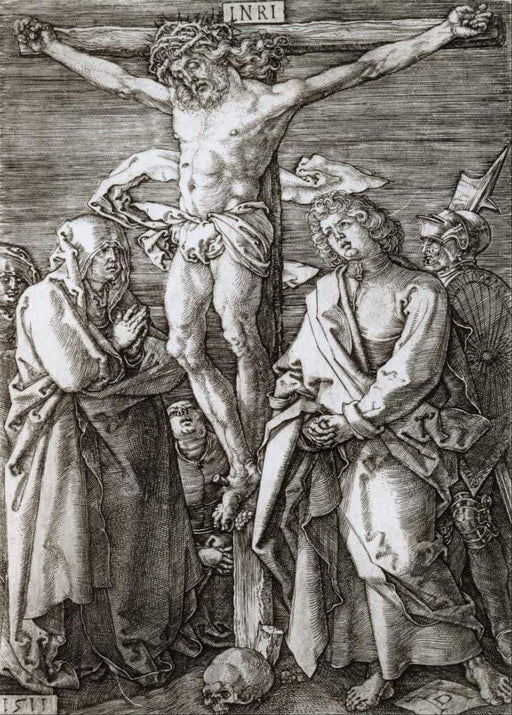 Albrecht Durer 'Crucifixion', Germany, 1511, Reproduction 200gsm A3 Vintage Classic Art Poster - World of Art Global Limited