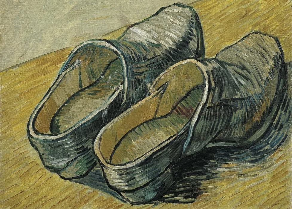 Vincent Van Gogh 'A Pair of Leather Clogs, Detail', 1888, Netherlands, Reproduction 200gsm A3 Vintage Classic Art Poster