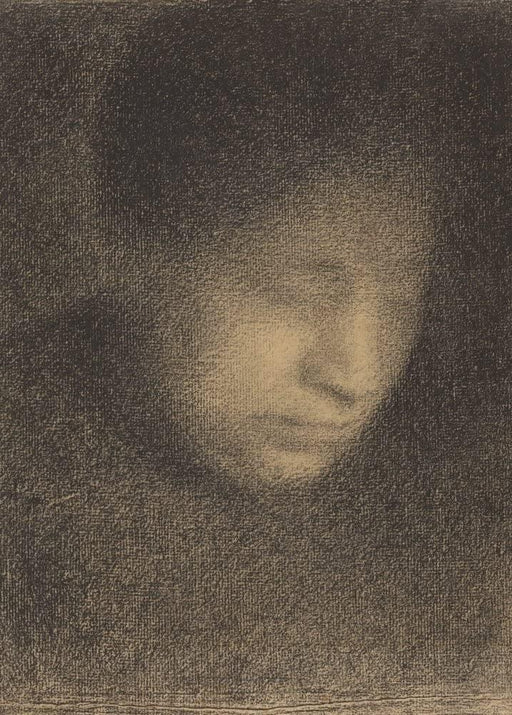 Georges Seurat 'Madame Seurat, The Artist's Mother, Detail', France, 1882-83, Reproduction 200gsm A3 Vintage Classic Art Poster - World of Art Global Limited