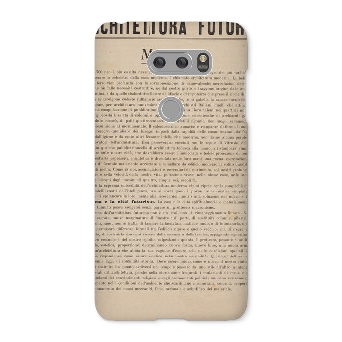 Antonio Sant'Elia  'The Futurist Architecture Manifesto'   Snap Phone Case
