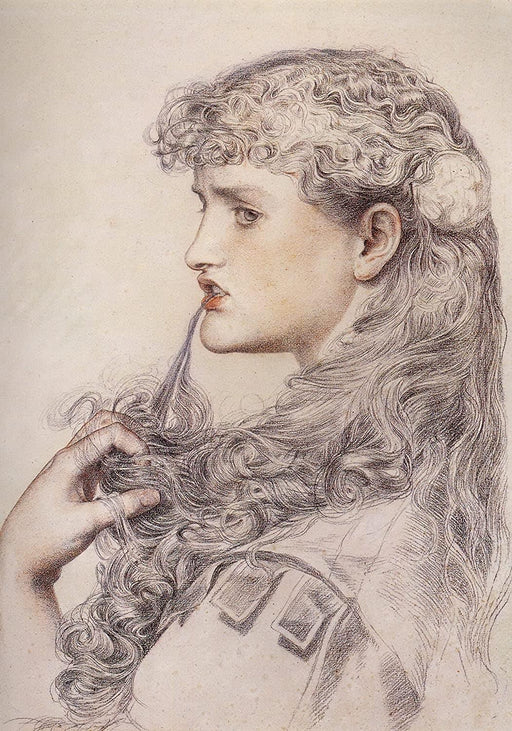Frederick Sandys 'Proud Maisie, Detail', Reproduction 200gsm A3 Vintage Classic Art Poster - World of Art Global Limited