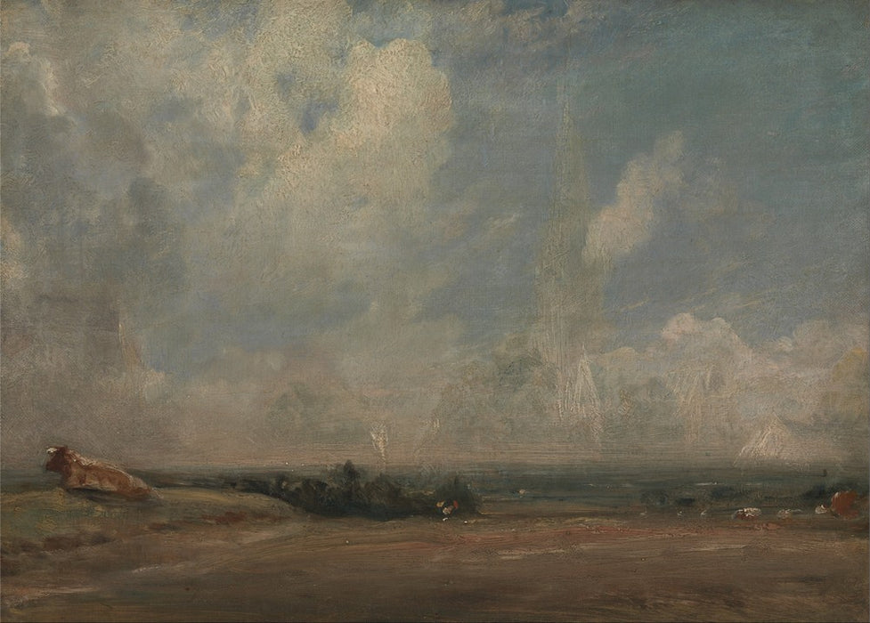 John Constable 'A View from Hampstead Heath', 1825, 200gsm A3 Classic Art Poster